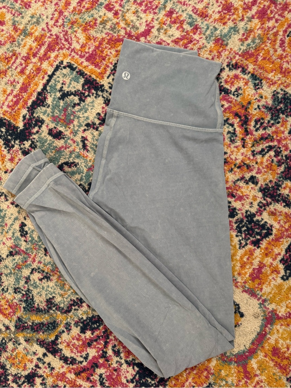lululemon athletica Align Gray/blue High-Rise Leggings